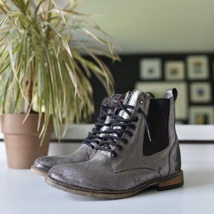 Naughty Monkey Metallic Leather Boots